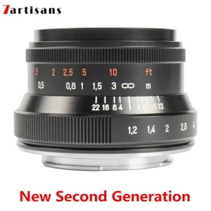 7artisans 35mm F1.2 II Large Aperture Prime Lens for Sony E-Mount A9 A6500 VG10 - Picture 1 of 8