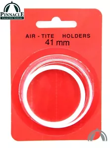 GENUINE AirTite Coin Capsule w 41mm White Ring for Old & Ancient Coins & Tokens - Picture 1 of 5