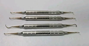 Lot of 4 - American Eagle Dental Anterior Sickle Hygiene Scalers H5-33 XP - Picture 1 of 6