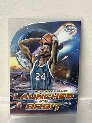2023-24 Topps Cosmic Chrome Basketball Launched Into Orbit Brandon Miller RC - Image 1 of 2