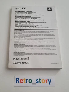 Sony Playstation PS2 - Manuel D'instruction - Télécommande DVD - SCPH-10172 - Picture 1 of 2