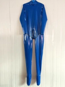 100% Latex Rubber Gummi Catsuit Bodysuit Socks Tights Jumpsuit 0.4mm S--XXL - Picture 1 of 4
