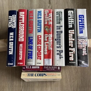Complete Set Series - Lot of 10 The Corps Books by W.E.B. Griffin Semper Fi WEB - Picture 1 of 11