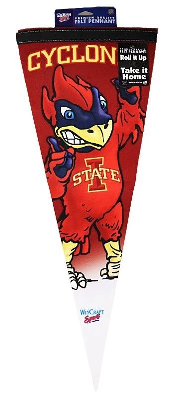 Banderín de fieltro suave Iowa State Cy the Cardinal Mascot Wincraft Roll it Up 12 X 30 Foto 1 de 1