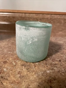 West Elm Wasserlandschaft Hurrikan Windlicht 5176904 Lt grün - Bild 1 von 6