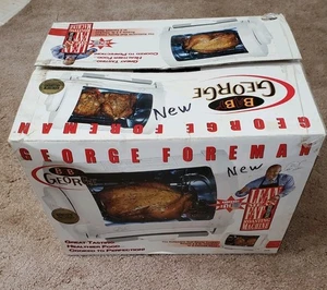 George Foreman Baby George Rotisserie White Electric Oven Chicken GR59A Salton - Picture 1 of 9