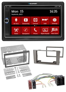 Blaupunkt Bluetooth DAB 2DIN USB DVD MP3 Autoradio für Iveco Daily 2006-2014 sil - Bild 1 von 10