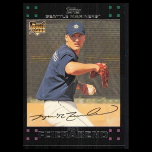 Ryan Feierabend Rookie #291 2007 Topps Seattle Mariners Baseball Card MLB NM - Picture 1 of 3