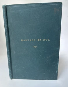 HARVARD BRIDGE 1892 Alpheus Alger Engineering Drawings Fold-Out plus Ephemera - Picture 1 of 12