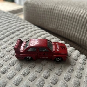 Corgi BMW M3 Red Car Canon Castrol Die Cast Toy Model Vehicle Damaged Paint - Picture 1 of 5