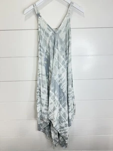 Japar Dress Womens Medium Tie Dye Viscose Sleeveless Boho Handkerchief Hem - Picture 1 of 6