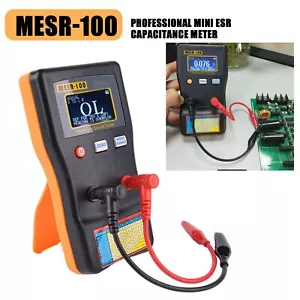 MESR-100 Digital Display V2 ESR/LOW Ohm Meter In Circuit Capacitance Tester - Picture 1 of 12