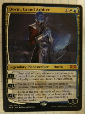 MTG Dovin, Grand Arbiter RNA 167/259 NM Mythic Ravnica Allegiance - Image 1 of 4