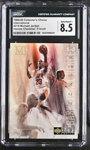 Michael Jordan Upper Deck Collectors Choice 1994-95 #219 CGC 8.5 NM-MT+ - Bild 1 von 2