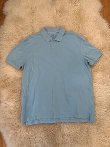 St. John's Bay Hemd Herren XL hellblau Legacy Polo Kurzarm Shirt Oberteil - Bild 1 von 14