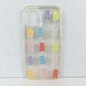 Clear Gummy Bear iPhone 13 Case Multicolor Gummy Bear Candy Raised Case - Picture 1 of 7