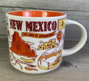Starbucks 2018 New Mexico Been There Series Mug 14 oz Land Of Enchantment Orange - Picture 1 of 11