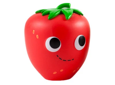 kidrobot Yummy World Tasty Treats Series Vinyl Mini Figure - Strawberry - NEW - Image 1 of 3