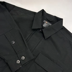 Chaqueta militar 5.11 táctica para hombre negra lisa mezcla de polietileno manga larga XL NWoT - Imagen 1 de 5