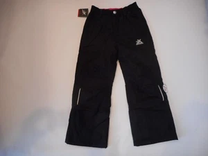 ZEROXPOSUR Black EMBER Heavyweight Insulated SNOW PANTS Girls Size 5 / 6 $60 NEW - Picture 1 of 5