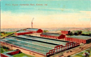 Kokomo Indiana Haynes Automobile Plant aerial view 1913 postcard a99 - Picture 1 of 2