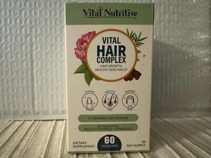 Vital Hair Complex: Boost Hair Growth, Healthy Skin & Nails! exp 04/2027 - Picture 1 of 3