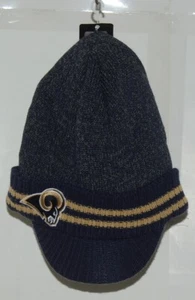 On Field Reebok NFL Licensed Los Angeles Rams Youth Royal Blue Winter Cap - Picture 1 of 7