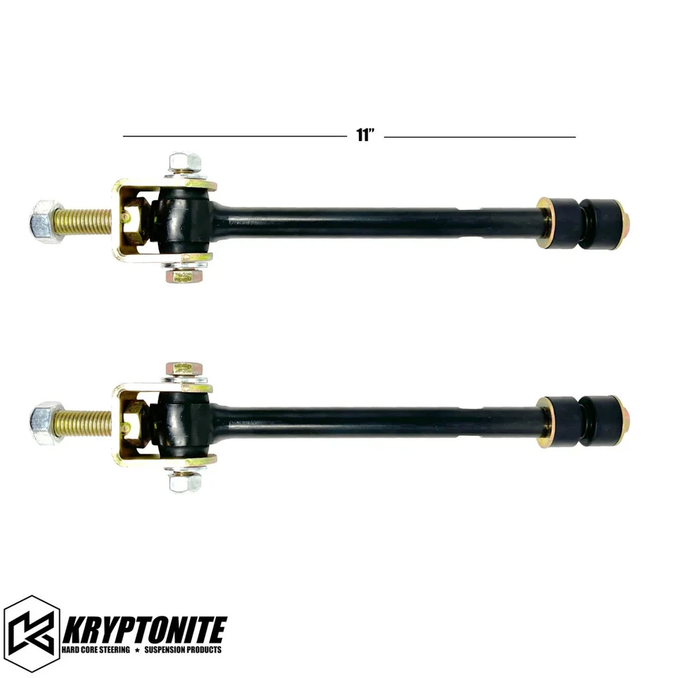 Kryptonite HD Sway Bar End Links 4-6" Lift 01-19 Silverado Sierra 2500HD 3500HD - Image 1 of 1