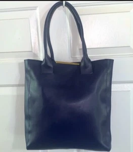 Borsa a tracolla BCBG MAXAZRIA in pelle blu Cleo borsa per laptop usata in ottime condizioni - Foto 1 di 12