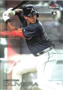 2016 Finest Hector Olivera Rookie Atlanta Braves #91 - Picture 1 of 2