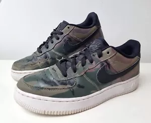 Nike Air Force 1 Low Green Camo Rare Size UK 5 Trainers 820438-204 - Picture 1 of 12