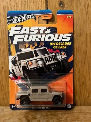 Hot Wheels Fast & Furious HW decades of fast Hummer H1 New (039) - Image 1 of 2