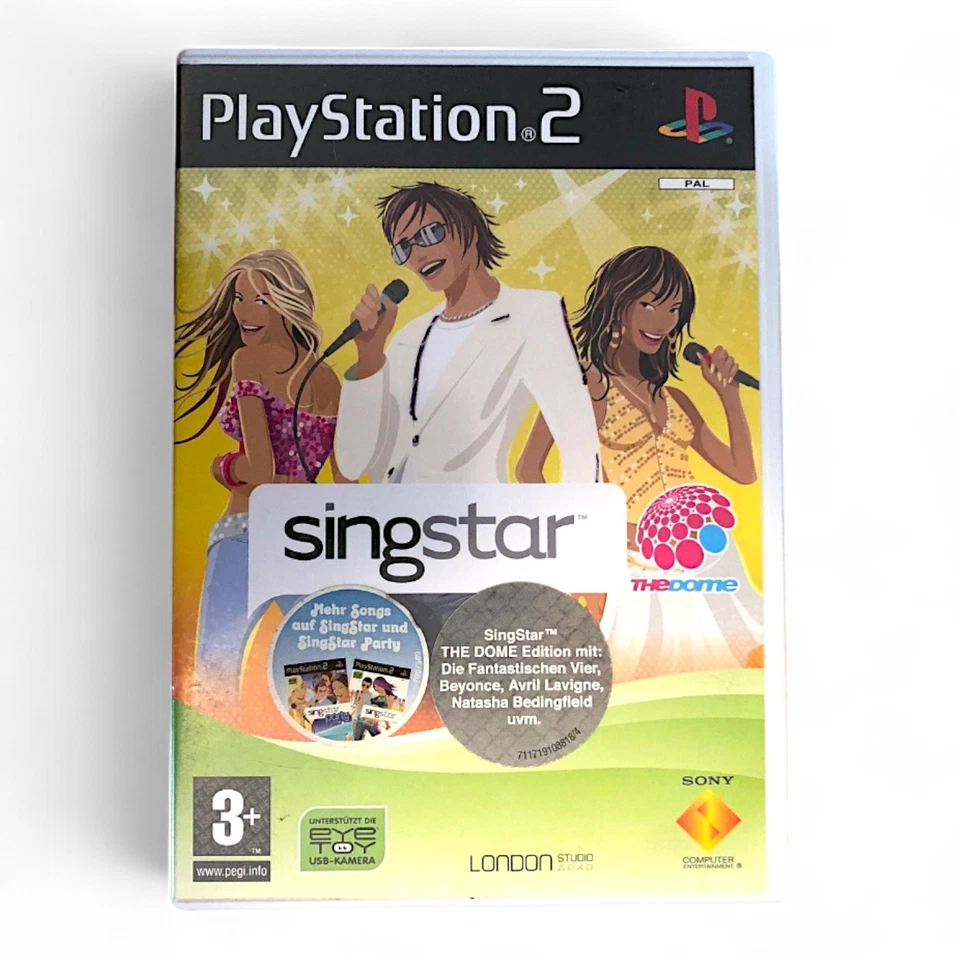 PS2 - SingStar The Dome ohne Mikrofone EU mit OVP sehr guter Zustand - Bild 1 von 1