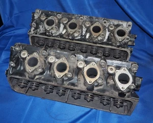 1965-1969 Rolls Royce Silver Shadow Bentley T1 6.2L V8 Engine Cylinder Head Pair - Picture 1 of 16