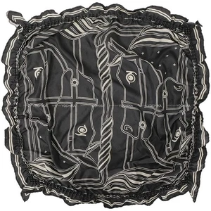 HERMES Frou-Frou Schal 70 Quadrige Steeple Noir (schwarz) Seide 100% Schal [TOP... - Bild 1 von 5