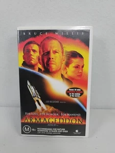 Armageddon, Bruce Willis, VHS Tape, Vintage Video, Movie, M, 1998 - Picture 1 of 6