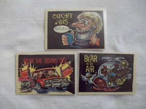 (3) 1978 DONRUSS CB CONVOY CODE STICKERS w/BLOW THE DOORS OFF,RATCHET JAWS,BEAR - Picture 1 of 2