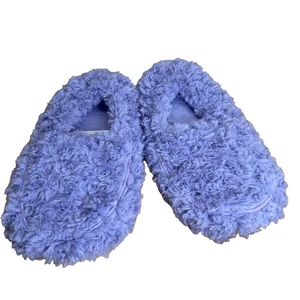 Warmies Women’s Microwavable Slippers Marshmallow Purple Size 6-10 NWOT - Picture 1 of 5