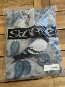 Staple Hoodie Embroidered Pigeon Logo Heather Gray Paisley Sweatshirt Men's S - Picture 1 of 5