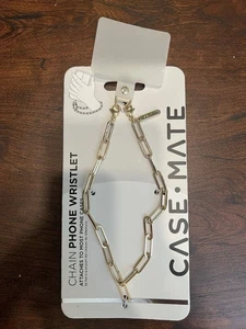 Case-Mate - Chaîne de bracelet pour la plupart des téléphones portables - Or - Photo 1 sur 2