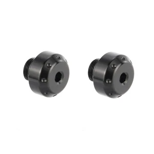 Black Accessories Replace Crash Bar End Caps Pedal Collision Protector cover - Picture 1 of 1