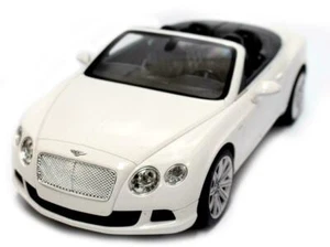 Bentley Continental GT convertible RC 1:12 BLANCO R/C detallado nuevo con etiquetas - Imagen 1 de 4