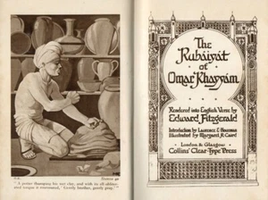 Rubaiyat of Omar Khayyam FITZGERALD Margaret R Caird Collins Clear-Type Press - Picture 1 of 24