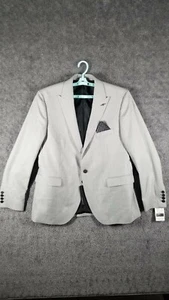 Mazzara Men Sz 44 Regular Suit Jacket Gray NWT Slim 1-Button Blazer Sports Coat - Picture 1 of 9