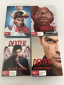 Dexter Tv Series Season 14 5 6 7 Region 4 DVD Dark Humour Thriller Free Postage