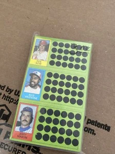 1981 TOPPS BASEBALL SCRATCH-OFF COMPLETE PANEL Parker ,Cedeno, DeJesus - Picture 1 of 2
