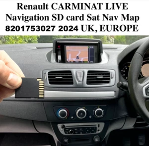 Renault CARMINAT LIVE Navigation Sat Nav Map 8201753027 2024 UK, EUROPE - Picture 1 of 4
