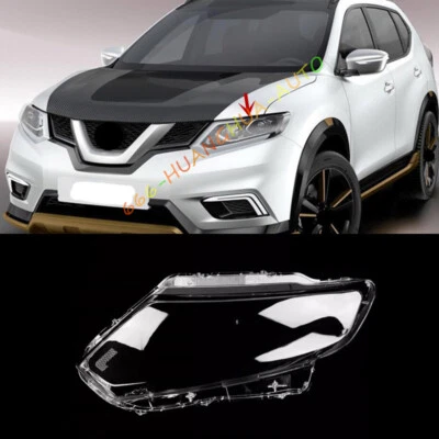 Left Side Headlight Clear Lens Cover + Sealant For Nissan X-Trail 2014-2016 - Image 1 of 4