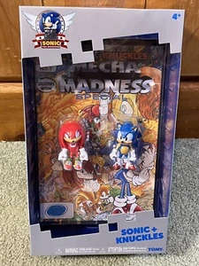 New! Sealed Tomy Sonic & Knuckles 25th Anniversary Figures W/ Comic 12” X 7” Box - Picture 1 of 3