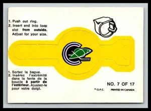 1973-74  OPC O PEE CHEE  RINGS  CALIFORNIA GOLDEN SEALS    23201 - Afbeelding 1 van 2